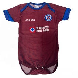 Cruz Azul Baby Soccer Jersey Bodysuit Babysuit Mameluco Futbol Mexico